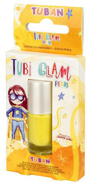 Лак для нігтів Tuban Tubi Glam Перламутровий жовтий 5 мл (5901087034610) - зображення 2
