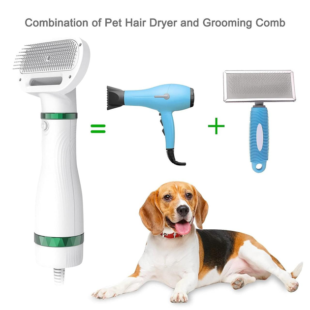 Фен-расчёска для шерсти собак и кошек Pet Grooming Dryer 2в1 от ...