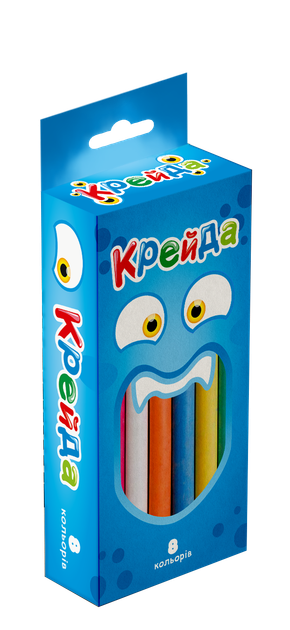 Крейда Маленька кругла - 8 штук Strateg різнокольорова (50105) - Фото 1 Крейда Маленька кругла - 8 штук Strateg різнокольорова (50105) - зображення 1