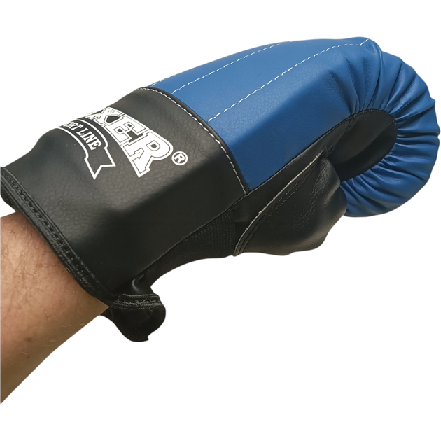 Рукавички Тренувальні BOXER L шкірвініл сині - зображення 2