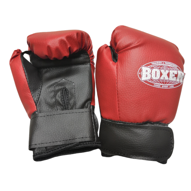 Боксерська груша та рукавички для дітей BOXER набір червоні - Фото 2 Боксерська груша та рукавички для дітей BOXER набір червоні - зображення 2