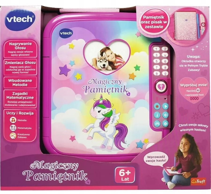 Волшебный дневник Trefl Vtech Baby Preschool (5900511612431) - изображение 1