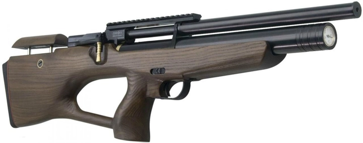 Пневматична гвинтівка PCP КОЗАК 330/180 4,5 мм (чорний/коричневий) - зображення 1