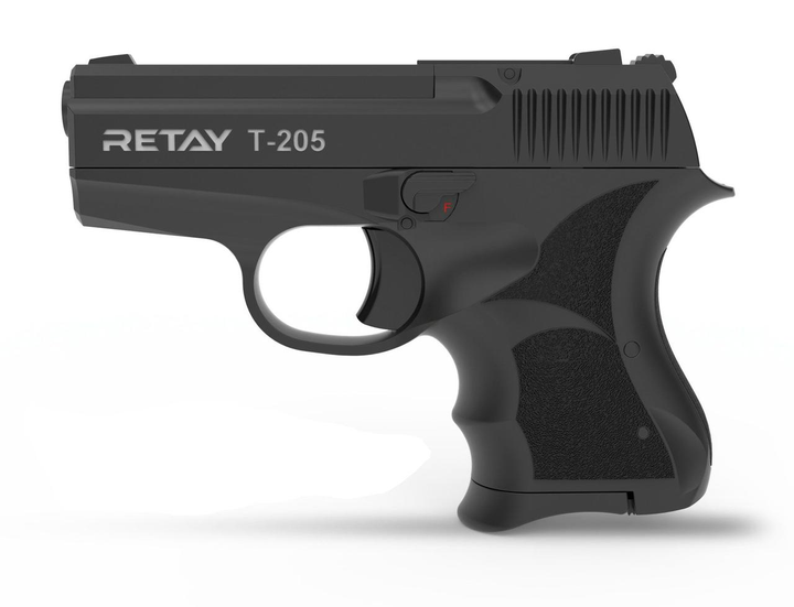 Стартовий пістолет Retay T205 8 mm Black - зображення 1
