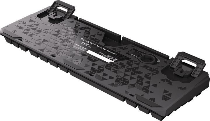 Klawiatura bezprzewodowa Endorfy Thock TKL NO Kailh Box Red Wireless Black (EY5B006) - obraz 17