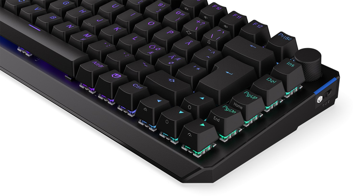 Клавіатура бездротова Endorfy Thock 75% NO Kailh Box Black Wireless Black (EY5B008) - зображення 11