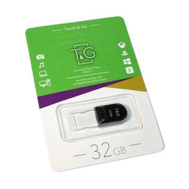 Флеш-накопичувач USB 32GB T&G 010 Shorty Series (TG010-32GB) - Фото 1 Флеш-накопичувач USB 32GB T&G 010 Shorty Series (TG010-32GB) - зображення 1