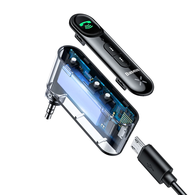 Bluetooth-ресивер Baseus BSBA-02 AUX Wireless Audio Receiver Black (WXQY010001) - изображение 6