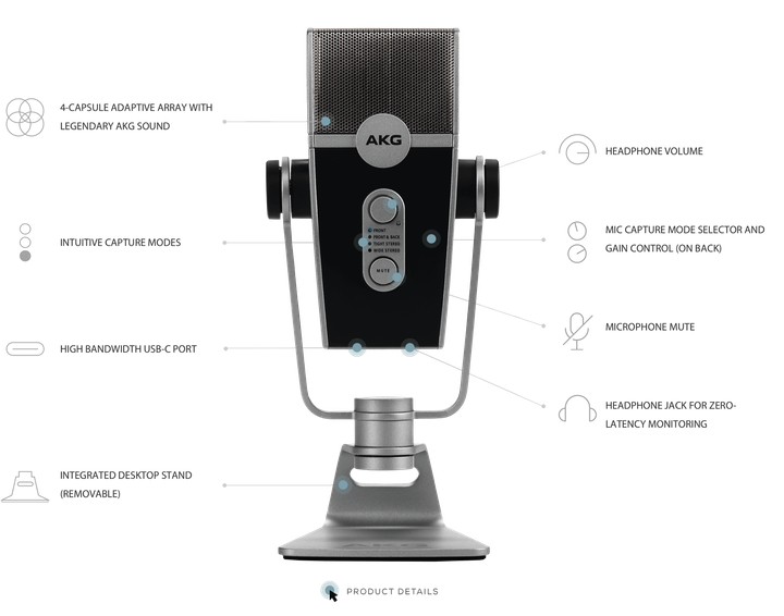 Мікрофон AKG C44-USB Lyra - зображення 3