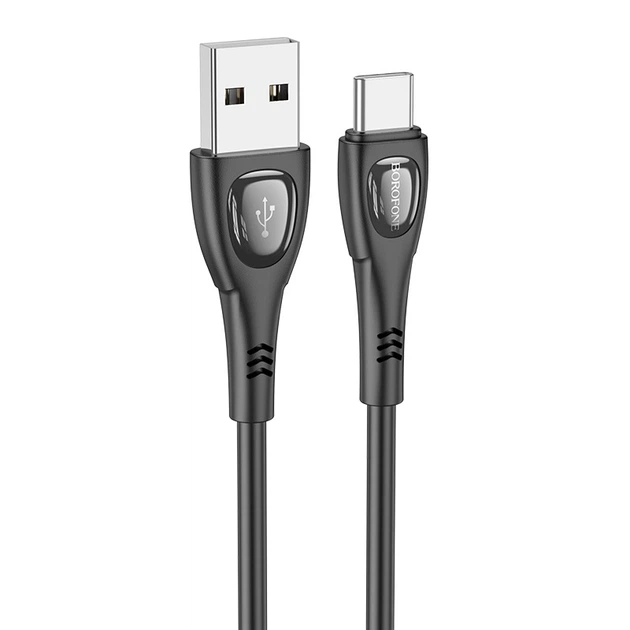Кабель BOROFONE BX98 Type-C Superior charging data cable Black (6941991104473) - Фото 1 Кабель BOROFONE BX98 Type-C Superior charging data cable Black (6941991104473) - изображение 1