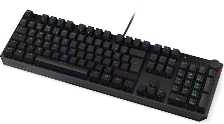 Klawiatura przewodowa Endorfy Thock NO Kailh Red USB Black (EY5B010) - obraz 5