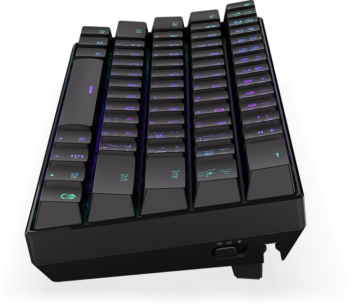 Клавіатура бездротова Endorfy Thock Compact CZ Kailh Box Red Wireless Black (EY5C001) - зображення 7