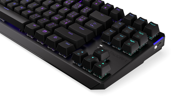 Клавіатура бездротова Endorfy Thock TKL CZ Kailh Box Red Wireless Black (EY5C005) - зображення 10