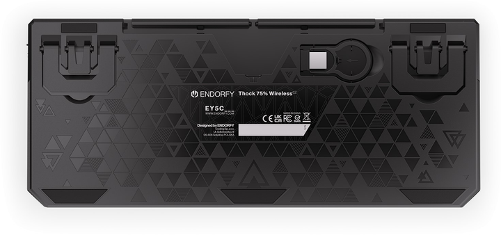 Klawiatura bezprzewodowa Endorfy Thock 75% CZ Kailh Box Black Wireless Black (EY5C008) - obraz 13