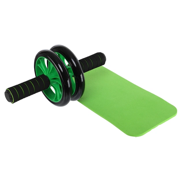 Колесо для пресса двойное ролик для пресса Cima 7428 Black-Green - изображение 2