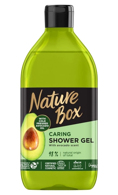 Żel pod prysznic Nature Box Avocado Oil pielęgnacyjny z olejem z awokado 385 ml (9000101214604) - obraz 1