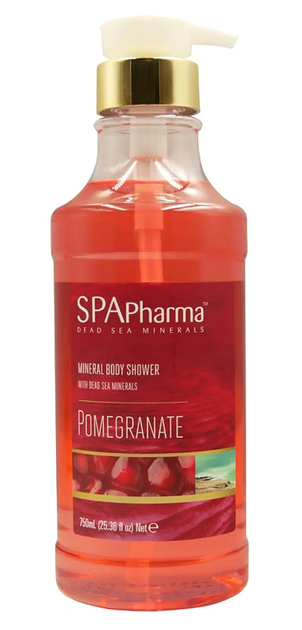 Żel pod prysznic Spa Pharma Mineral Body Shower z minerałami Pomegranate 750 ml (7290115298833) - obraz 1