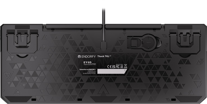 Klawiatura przewodowa Endorfy Thock TKL DE Kailh Brown USB Black (EY5D006) - obraz 12