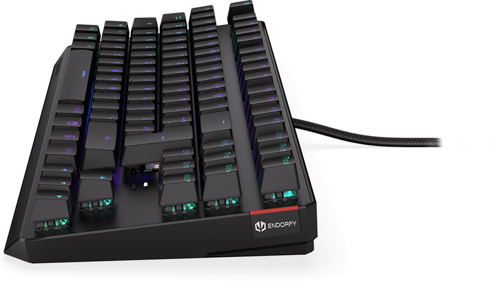 Клавіатура дротова Endorfy Thock TKL DE Kailh Red USB Black (EY5D007) - зображення 7