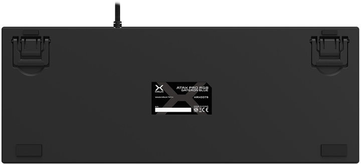 Клавіатура Krux Atax Pro RGB Gateron (KRX0079) - зображення 3