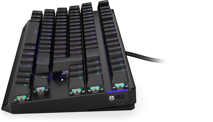 Klawiatura bezprzewodowa Endorfy Thock TKL DE Kailh Box Red Wireless Black (EY5D015) - obraz 8