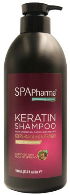 Szampon do włosów SPAPharma Keratin Shampoo 1000 ml (7290115298901) - obraz 1