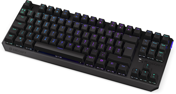 Klawiatura bezprzewodowa Endorfy Thock TKL HU Kailh Box Brown Wireless Black (EY5E005) - obraz 5