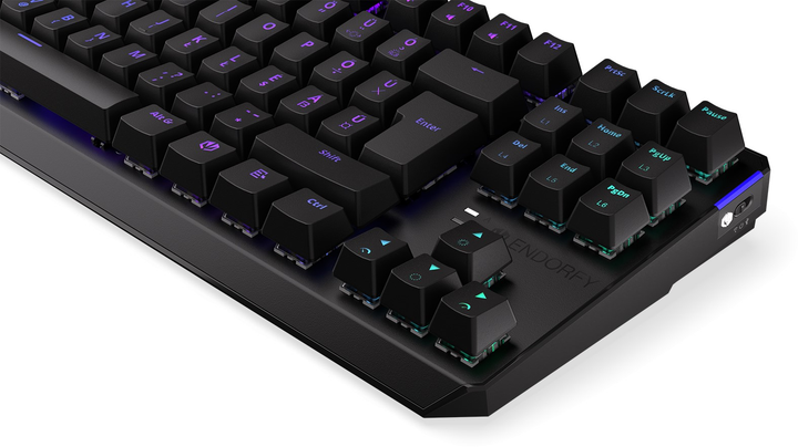 Klawiatura bezprzewodowa Endorfy Thock TKL HU Kailh Box Brown Wireless Black (EY5E005) - obraz 12