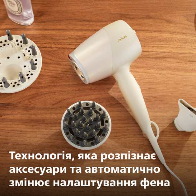 Фен PHILIPS BHD829/00 SenseIQ серії 9000 + Випрямляч для волосся