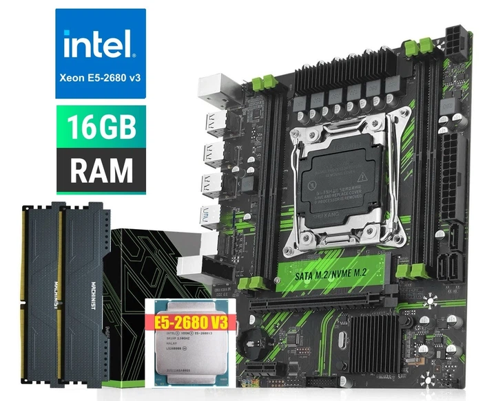 Комплект X99 V3 / Machinist X99 PR9 LGA 2011-3 / Intel Xeon E5