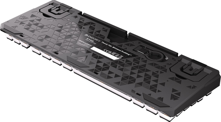 Клавіатура бездротова Endorfy Thock TKL Pudding DE Kailh Box Brown Wireless Black (EY5D016) - зображення 13