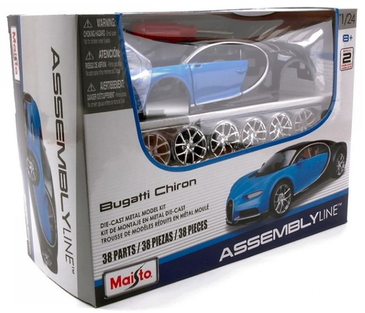 Металлическая модель автомобиля Maisto Bugatti Chiron 1:24 (90159070160) - зображення 1