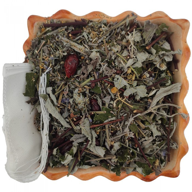 Чай трав'яний для натхнення 100г + 15 фільтр мішечків Карпатський натуральний Лісосад - зображення 1