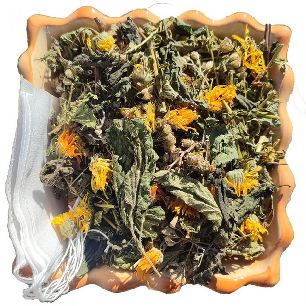 Чай трав'яний Кровоочисний 100г + 15 фільтр мішечків Карпатський натуральний Лісосад - зображення 1