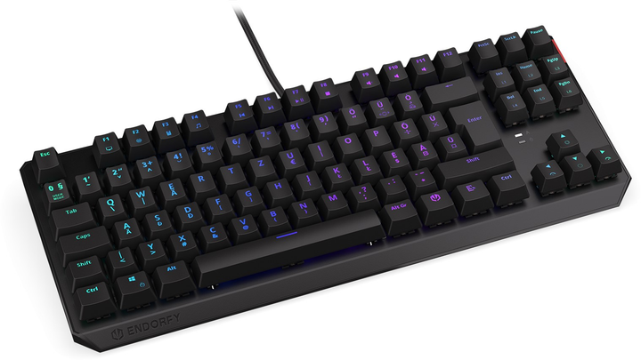 Klawiatura przewodowa Endorfy Thock TKL HU Kailh Red USB Black (EY5E004) - obraz 4