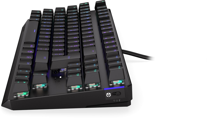 Klawiatura bezprzewodowa Endorfy Thock TKL HU Kailh Box Red Wireless Black (EY5E006) - obraz 9