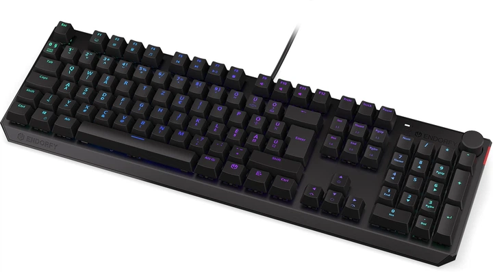Klawiatura przewodowa Endorfy Thock HU Kailh Red USB Black (EY5E010) - obraz 5