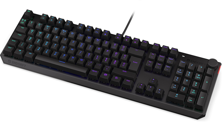 Klawiatura przewodowa Endorfy Thock HU Kailh Red USB Black (EY5E010) - obraz 5