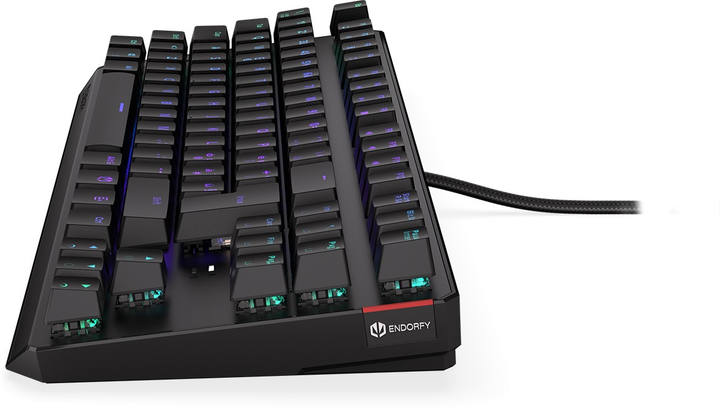 Klawiatura przewodowa Endorfy Thock TKL IT Kailh Red USB Black (EY5G004) - obraz 7