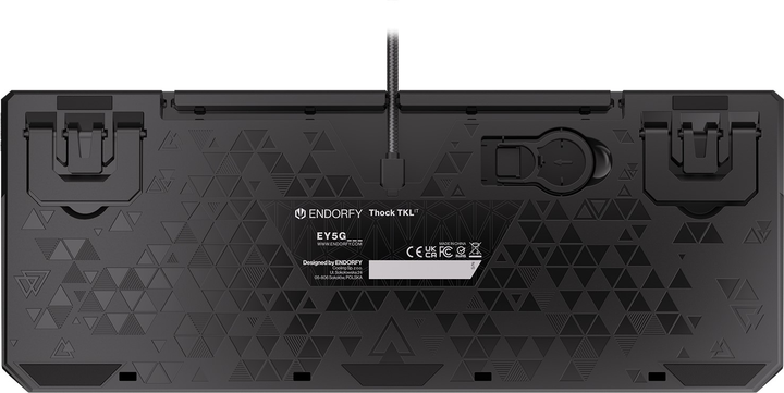 Klawiatura przewodowa Endorfy Thock TKL IT Kailh Red USB Black (EY5G004) - obraz 12