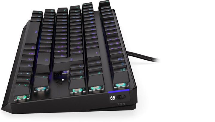 Klawiatura bezprzewodowa Endorfy Thock TKL IT Kailh Box Red Wireless Black (EY5G006) - obraz 9