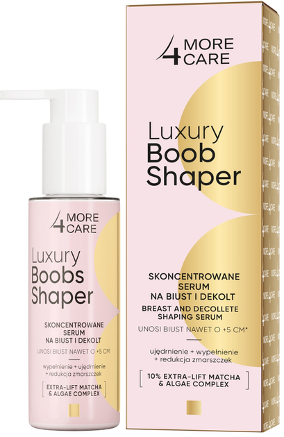 Serum na biust i dekolt More4Care Luxury Boob Shaper skoncentrowane 100 ml (5900116091839) - obraz 1