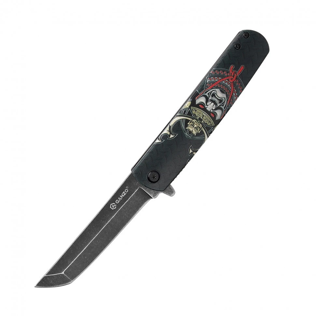 Нож складной Ganzo G626 Чорный Самурай (GNZ-G626-BS) - изображение 1