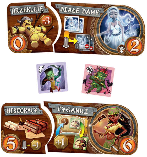 Набір додатків до настільної гри Rebel Small World Great Ladies + Royal Bonus + Cursed (0824968713242) - зображення 8