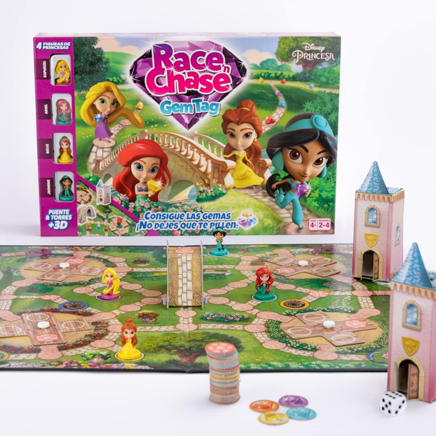 Настільна гра Cartamundi Princess Race N Chase (5411068303081) - зображення 3