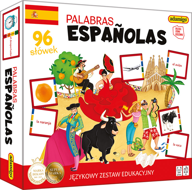 Gra planszowa Adamigo Palabras Espanolas Językowy zestaw edukacyjny (5902410007653) - obraz 1