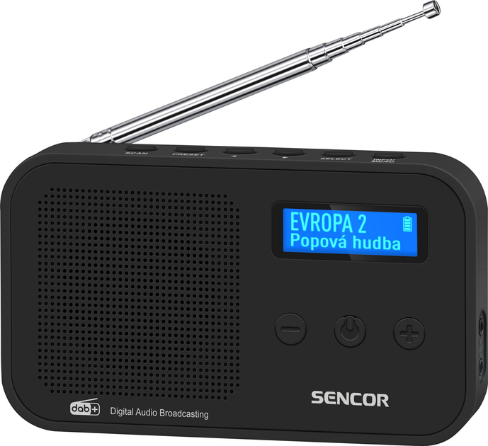 Radio Sencor SRD 7200 Black (35056378) - obraz 1