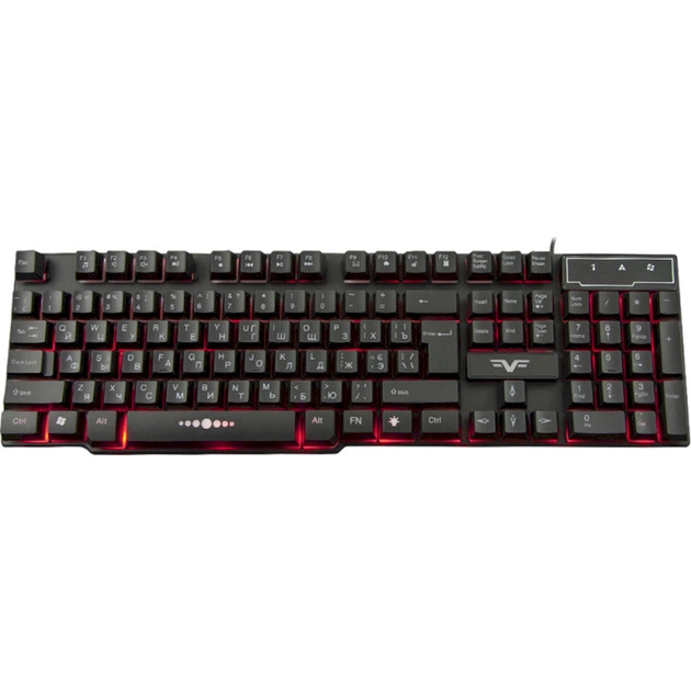 Клавіатура дротова Frime Firefly II Black USB (FLK19110) - Фото 1 Клавіатура дротова Frime Firefly II Black USB (FLK19110) - зображення 1