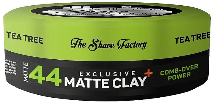 Матовая глина для волос - The Shave Factory Matte Clay №44 150ml (1262390-139435) - Фото 1 Матовая глина для волос - The Shave Factory Matte Clay №44 150ml (1262390-139435) - изображение 1