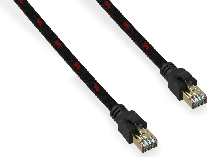 Ігровий кабель Krux RJ-45 CAT.7 S/FTP 5 метрів 10 ГБ/с (KRX0055) - зображення 3